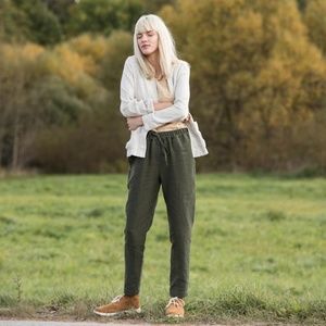 Loose linen pants